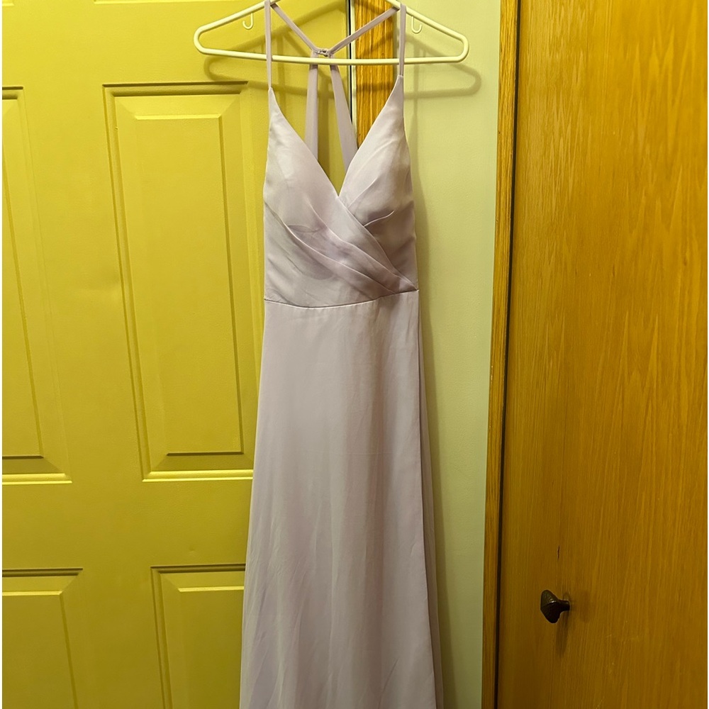 Lilac bridesmaid dress